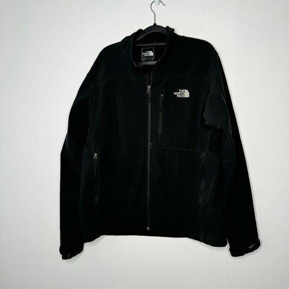 The North Face black zip up jacket size large - Picture 1 of 5